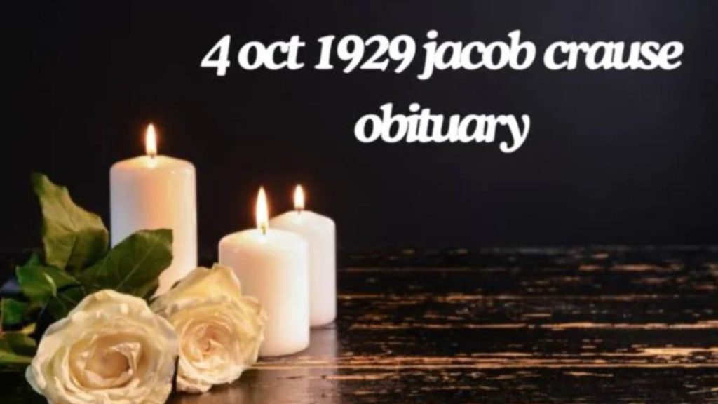 Remembering Jacob Crause: An Exploration of His Legacy Through the 4 October 1929 Obituary in the Belleville Democrat